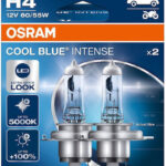 Osram Λάμπες Αυτοκινήτου Cool Blue Intense H4  5000K  12V 55W P43 2τμχ 64193CBN-HCB