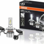Osram Λάμπες Αυτοκινήτου H4 / P43T LED 6000K Ψυχρό Λευκό 24V 13W 2τμχ 64196DWS