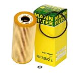 Mann Filter Φίλτρο Λαδιού Αυτοκινήτου για Audi A3-A4 / Seat Ibiza-Leon / Vw Passat-Polo HU726/2X