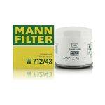 Mann Filter W712/43 Φίλτρο Λαδιού Αυτοκινήτου για Ford Escort/Fiesta/Ka