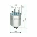 Bosch Φίλτρο Πετρελαίου για Renault Kangoo F026402082