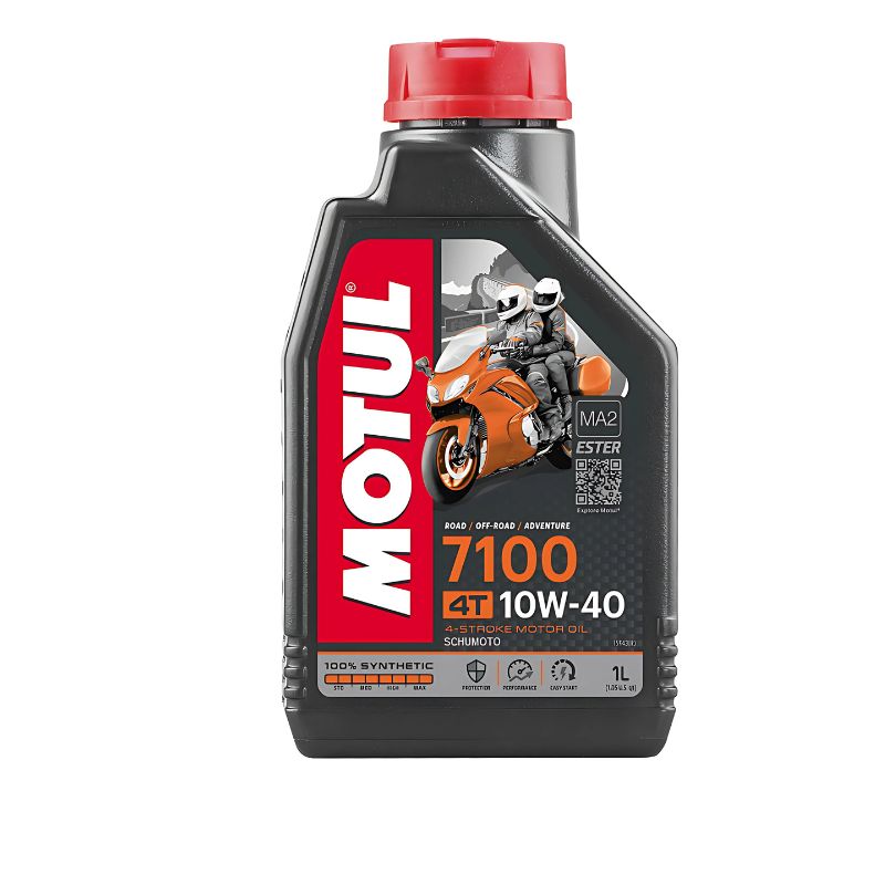 Motul 7100 4T Συνθετικό Λάδι Μοτοσυκλέτας για Τετράχρονους Κινητήρες 10W-60 1lt