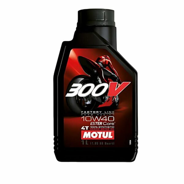 Motul 300V Factory Line Road Racing Συνθετικό Λάδι Μοτοσυκλέτας για Τετράχρονους Κινητήρες 10W-40 1lt