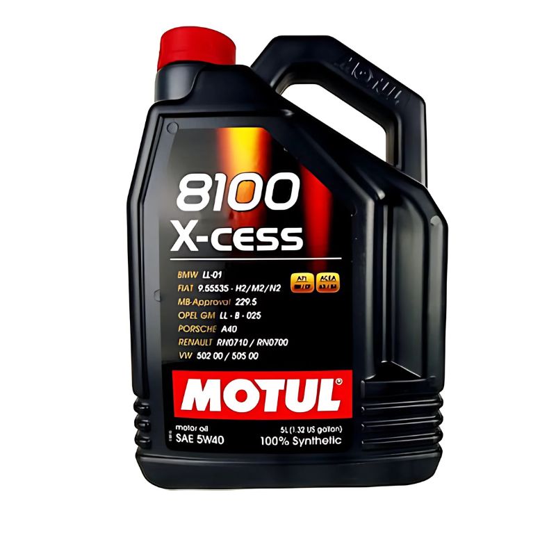 Motul Συνθετικό Λάδι Αυτοκινήτου 8100 X-cess 5W-40 A3/B4 4lt