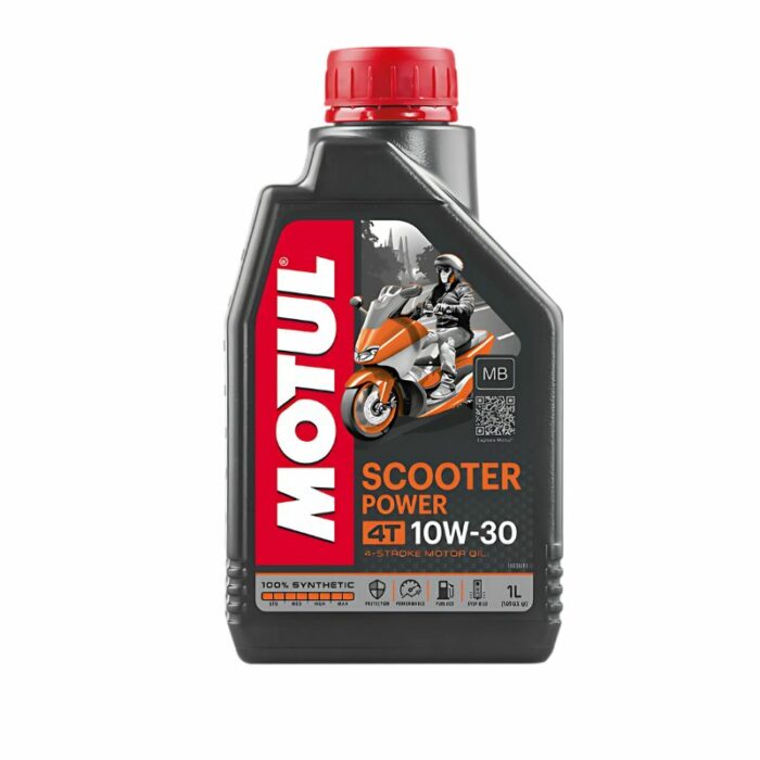 Motul Scooter Power 4T Συνθετικό Λάδι Μοτοσυκλέτας για Τετράχρονους Κινητήρες 10W-30 1lt