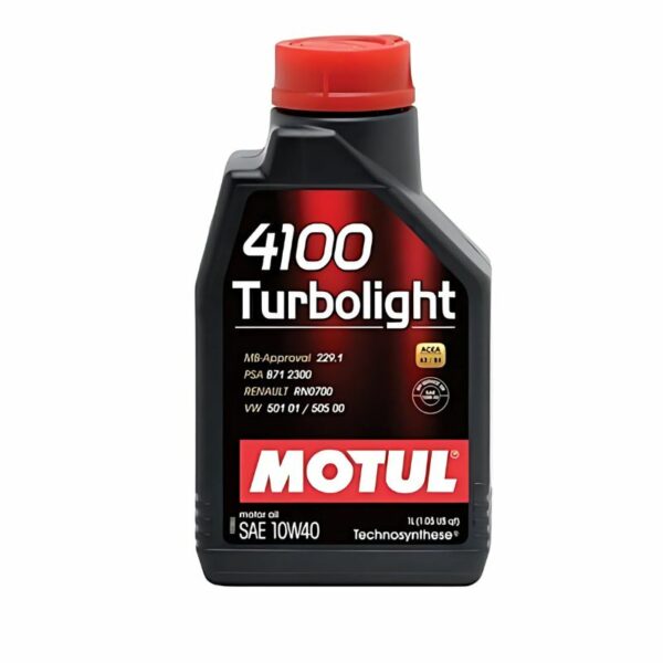 Motul Λάδι Αυτοκινήτου 4100 Turbolight 10W-40 A3/B4 για κινητήρες Diesel 1lt