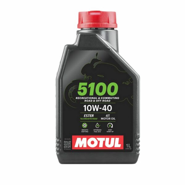 Motul 5100 Λάδι Μοτοσυκλέτας για Τετράχρονους Κινητήρες 10W-40 1lt