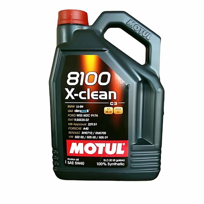 Motul 8100 X-Clean 5W-40 C3 5lt