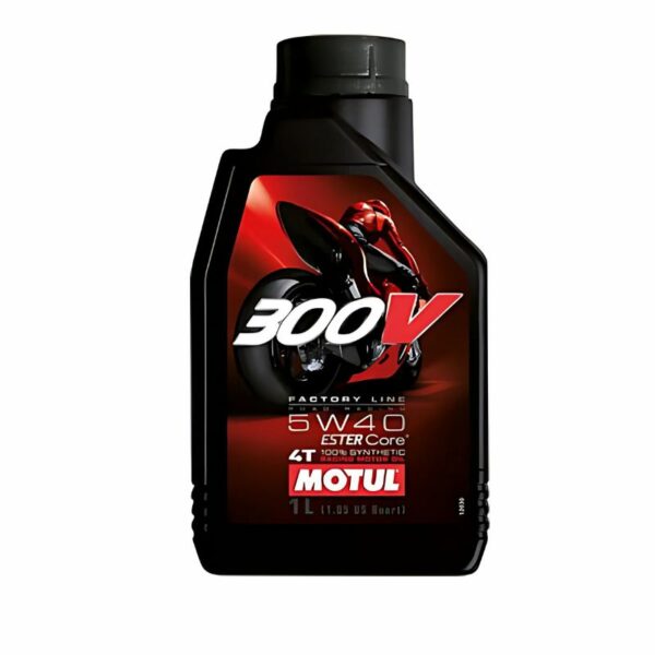 Motul 300V Factory Line Road Racing Συνθετικό Λάδι Μοτοσυκλέτας για Τετράχρονους Κινητήρες 5W-40 1lt