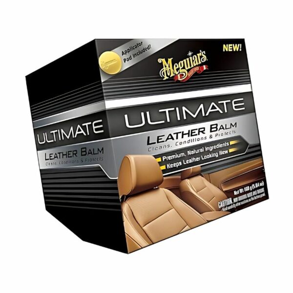 MEGUIAR'S ULTIMATE LEATHER BALM Αλοιφή για Δερμάτινα Μέρη με Άρωμα Καρύδα 160GR