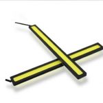 Universal led φώτα COB 17CM 10W - μαύρο - 2τμχ.