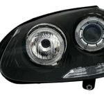 Φανάρια εμπρός angel eyes για Vw Golf 5 , χωρίς λάμπες (Η7) - σετ 2τμχ.