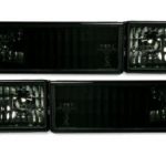 Φλας με διακοσμητικό προβολάκι για Golf 3 / Vento  (1991-1998)  - μαύρο - σετ 2τμχ.