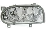 Φανάρια εμπρός angel eyes για Vw Golf 3 R32 design - chrome ,  χωρίς  λάμπες (Η 7 ) - σετ 2τμχ.