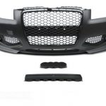 Προφυλακτήρας εμπρός για Audi A3 8P (2005-2008) - RS Design με μαύρη  γυαλιστερή  μάσκα