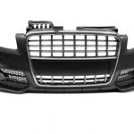 Προφυλακτήρας εμπρός για Audi A4 B7 8E (2004-2008) - S3 Design με γρίλια χρωμίου , με ανοίγματα για πιτσιλίθρες