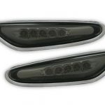 Led φλας για BMW E46  (2001-2005) / E60  / X3 (2004-2009) - μαύρο - σετ 2τμχ.