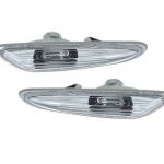 Φλας για BMW E46 (2001-2005) / E60 / E61 / X3 (2004-2009) - χρωμίου - σετ 2τμχ.