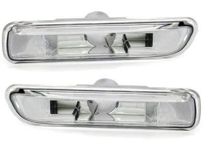 Φλας για BMW E 46 (1998-2001) / E46 Compact - χρωμίου - σετ 2τμχ.