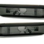 Φλας για BMW E46 (1998-2004) - μαύρο χρωμίου - σετ 2τμχ.