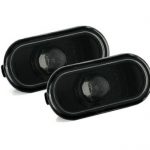 Φλας φτερού για Vw / Ford /Seat - μαύρα - σετ 2τμχ.