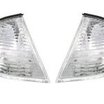 Φλας δίπλα στο φανάρι BMW E46 combi  (1998-2001) - χρώμιο - σετ 2τμχ.