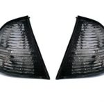 Φλας δίπλα στο φανάρι BMW E46 combi  (1998-2001) - μαύρα - σετ 2τμχ.