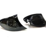 Φλας δίπλα στο φανάρι BMW E46 combi  (2001-2005) - φιμέ χρωμίου - σετ 2τμχ.