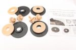 Λαστιχένια πατάκια Rezaw Plast για VW Passat B6 / B7 (2005-2014) / Tiguan (2007-2016) / Jetta (2010-2018) - τύπου σκαφάκι - μπεζ - 4τμχ. - Image 2