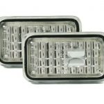 Φλας φτερού VW GOLF 1 / 2 / Jetta / Corrado - χρωμίου - σετ 2τμχ.