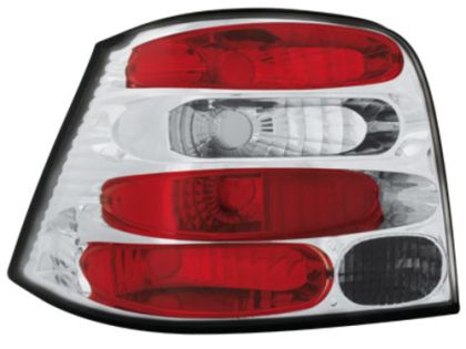 Πίσω φανάρια για Vw Golf IV  (1997-2003)  chrome - σετ 2τμχ.