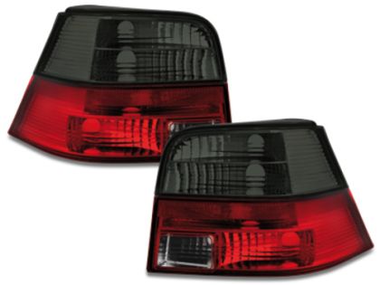 Πίσω φανάρια για Vw Golf IV  (1997-2003)  - black - σετ 2τμχ.