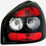 Πίσω φανάρια για Audi A3 (1996-2000) - μαύρο - σετ 2τμχ.
