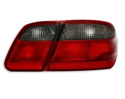 Πίσω φανάρια για Mercedes W210 E-Class (1995-2002)  - φιμέ - σετ 2τμχ.