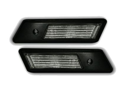 Φλας για BMW E36 / E34 / E32 (1991-1999) - black - σετ 2τμχ.
