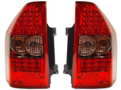 Πίσω φανάρια για Mitsubishi Pajero (2001-2006) - με φλας χωμίου - σετ 2τμχ.