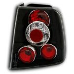 Πίσω φανάρια για Vw Passat 3Β / Β5 sedan (1997-2000) - μαύρα - σετ 2τμχ.