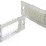 Πλαφονιέρα πίσω πινακίδας για Vw Caddy / Passat 2001-2005 / Golf 5 Plus / Touran / Transporter - 2 τμχ.