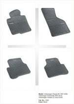 Λαστιχένια πατάκια Frogum για VW Passat B6 / B7 (2005-2014) - 4τμχ. - Image 4