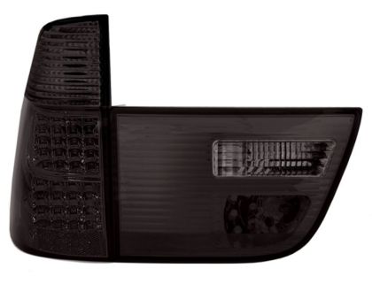 Πίσω φανάρια led για BMW X5  (1999-2003) - μαύρα - σετ 2τμχ.