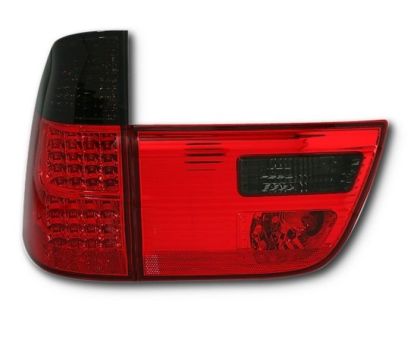 Πίσω φανάρια led για BMW X5  (1999-2003) - chrome - σετ 2τμχ.