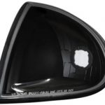 Φλας Crx Del Sol (1992 -1997) - μαύρο - σετ 2τμχ.