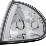 Φλας Crx Del Sol (1992 -1997) - χρωμίου - σετ 2τμχ.