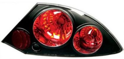 Πίσω φανάρια για Mitsubishi Eclipse (2000-2005) - μαύρα - σετ 2τμχ.