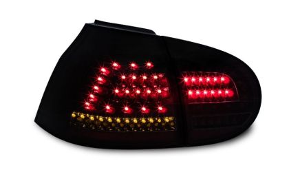 Πίσω φανάρια τύπου led για Vw Golf 5 - black - σετ 2τμχ.