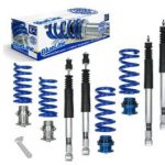 Ρυθμιζόμενη ανάρτηση για  Mercedes W202 C-Class / W208 CLK / W210 E-Class  (1993-2000) - 4τμχ.