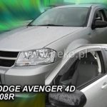 Ανεμοθραύστες για Dodge Avenger (2008+) sedan - 4 τμχ. εμπρός και πίσω
