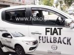 Ανεμοθραύστες για Fiat Fullback (2016+) - 4 τμχ. εμπρός και πίσω - Image 2