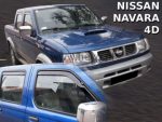 Ανεμοθραύστες για Nissan Navara / Pick Up (2001-2005) 4 πορτο - 4 τμχ. εμπρός και πίσω - Image 2
