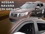 Ανεμοθραύστες για Nissan Navara (2014+) 4 πορτο - 4 τμχ. εμπρός και πίσω - Image 2